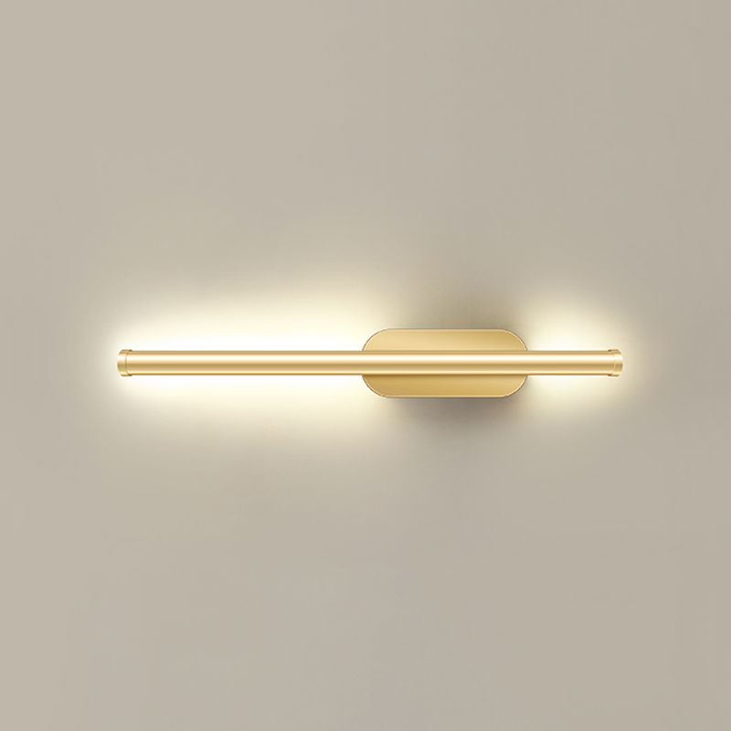 Linear Shape Metal Wall Sconce Lighting Modern Style 1 Light Wall Lighting for Living Room