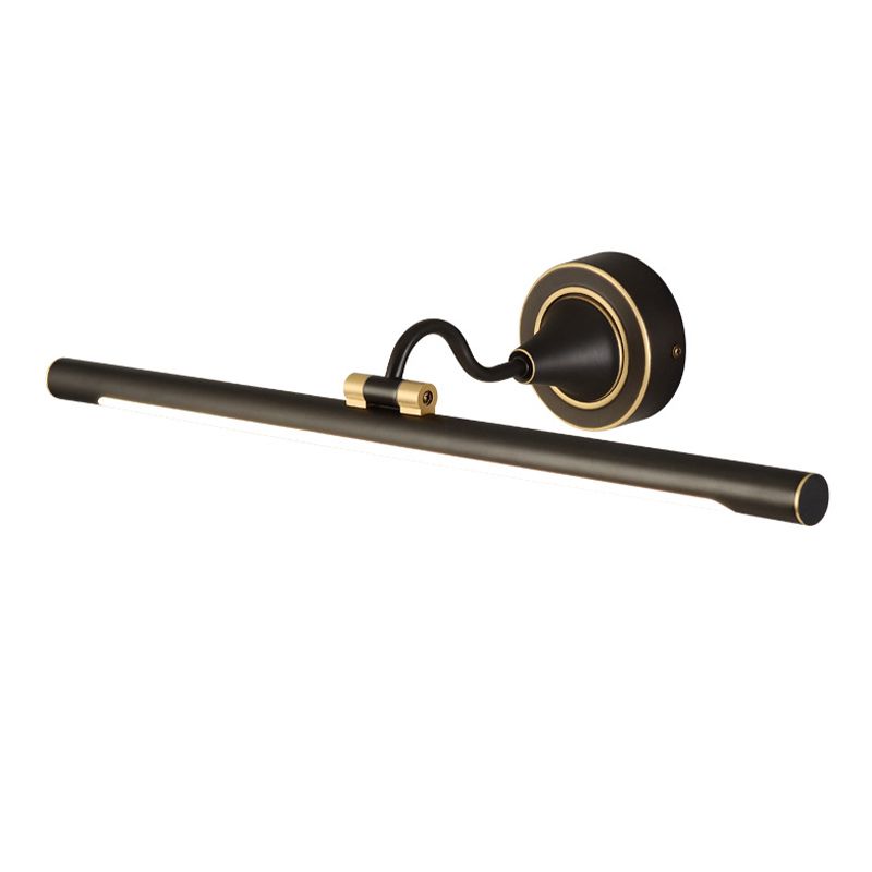 Modern Linear Vanity Light Fixture Copper Vanity Mirror Lights with Acrylic Shade