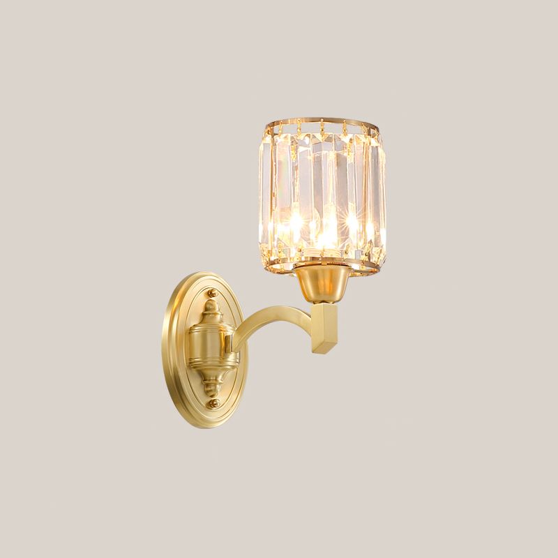 Lampada a parete in metallo con criminalità tamburo Postmodern a parete montata