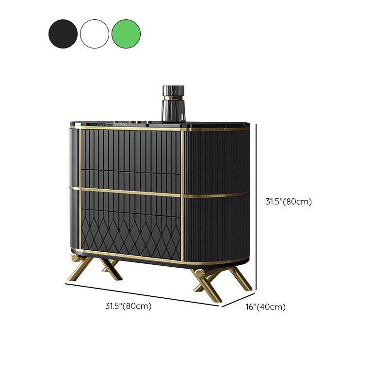 Glam Lingerie Chest Stone Vertical Storage Chest with Drawers for Bedroom