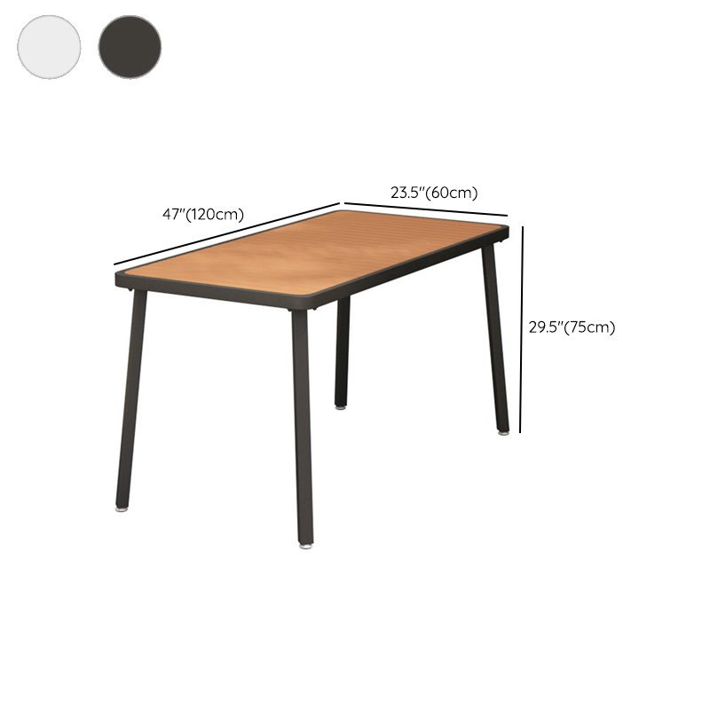 Industrial Style 1/2/5 Pieces Dining Set Reclaimed Wood Dining Table Set for Outdoor