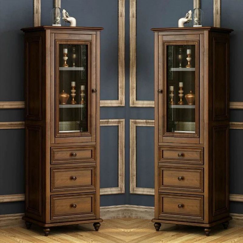 Scratch Resistant Storage Cabinet Glass Paned Standard Cabinet