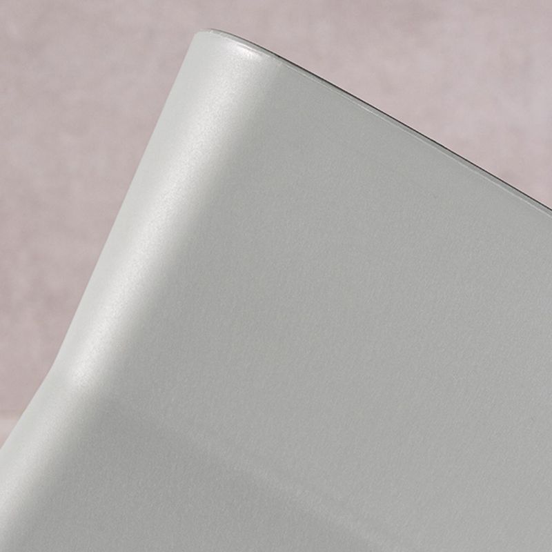 Modern Style Plastic Counter Stool Armless Barstool with Footrest