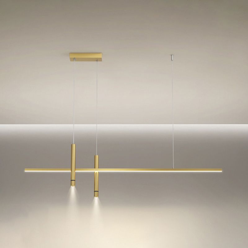 Linear Modern 3 - Light Kitchen Island Fixture Interior LED Ceiling Pendant Lighting