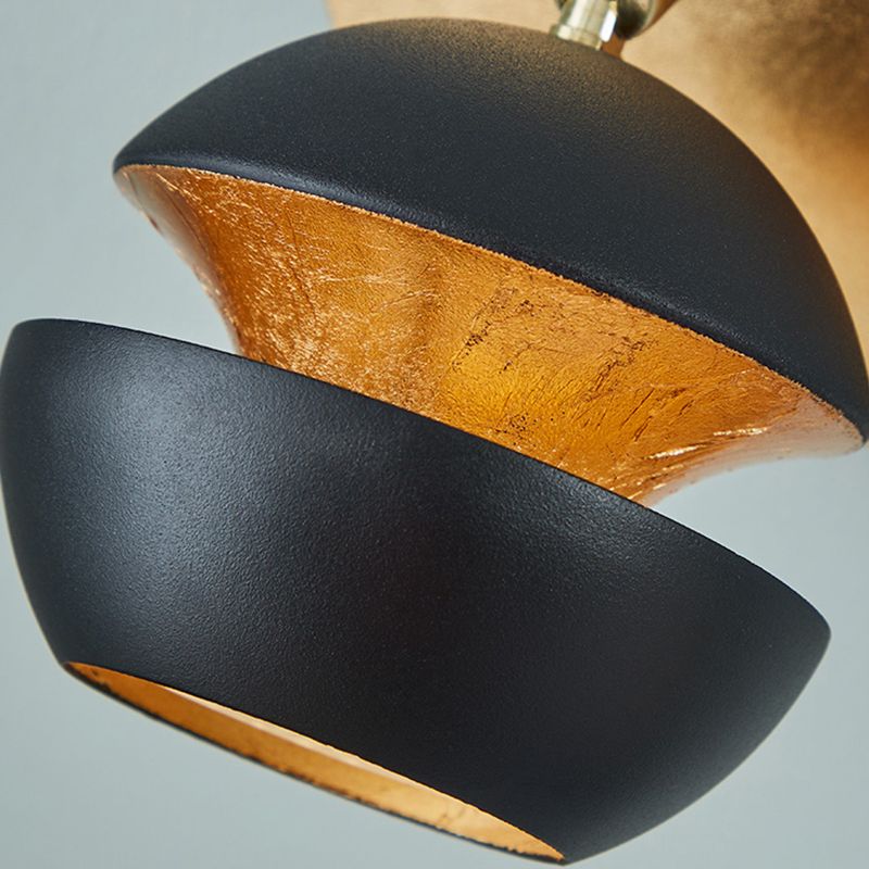 1-Light Wall Light Fixtures Modern Metal Shade Wall Mounted Lighting for Bedroom