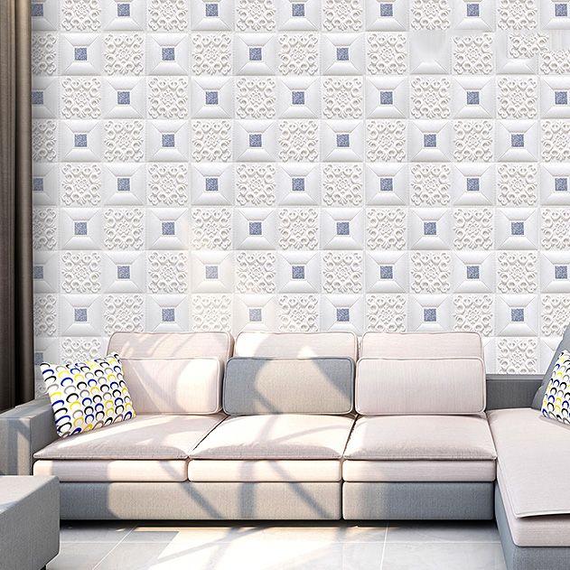Gorgeous Style Wall Plank 3D Print Bathroom Living Room Wall Panels Set of 100
