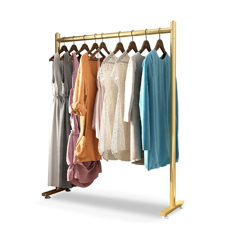 Contemporary Coat Rack Solid Color Metal Clothes Hanger for Bedroom