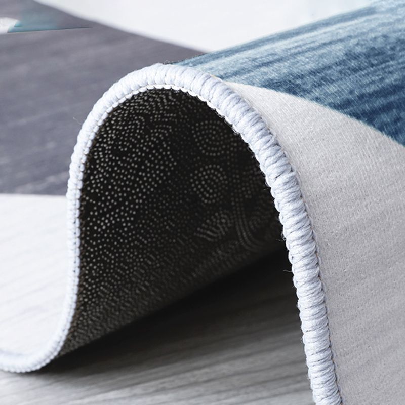 Color Mixed Home Decoration Carpet Modern Abstract Lines Area Rug Polyester with Easy Care Rug