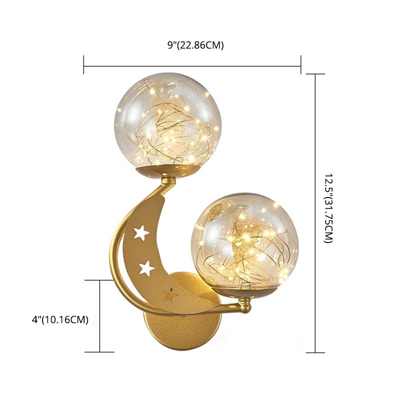 2 su luci a 2 luci SCONCE SPHERICA SCONCI