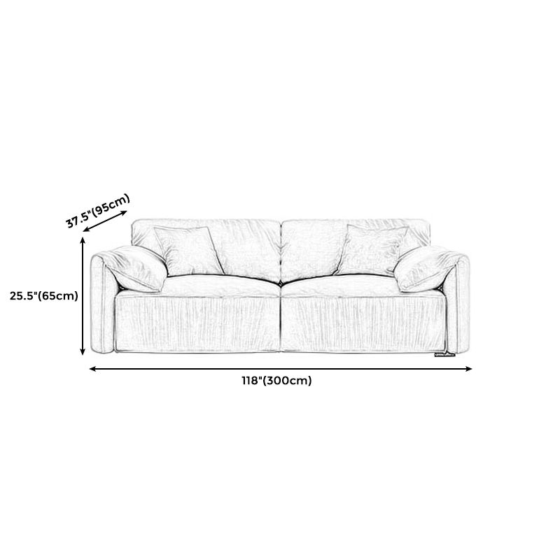 Stain Resistant Stationary Living Room Pillow Top Arm Cushions Seating