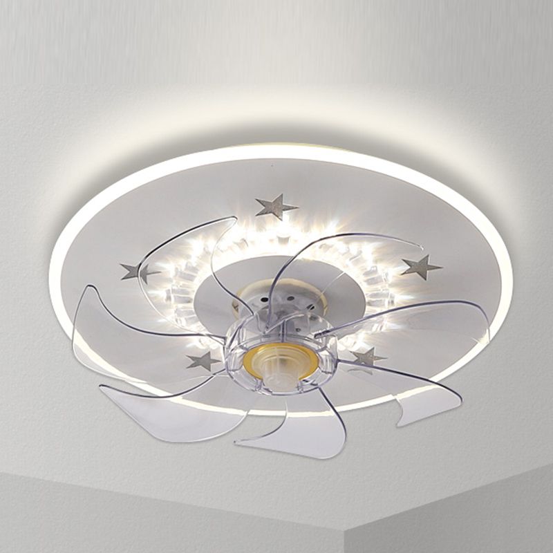 Modern Style Ceiling Fan Lighting Metal 2 Light Ceiling Fan Lighting for Bedroom