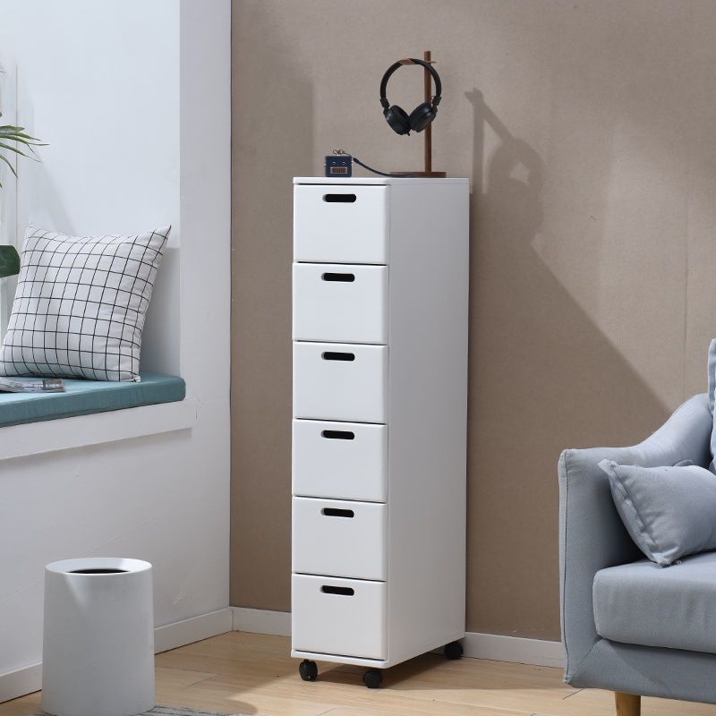Solid Wood Rectangle Accent Chest with Drawers Chest 7.87" Long