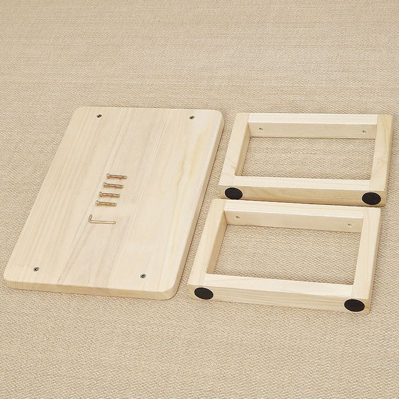Modern Style Wooden Base Top Rectangular Coffee Table for Apartment