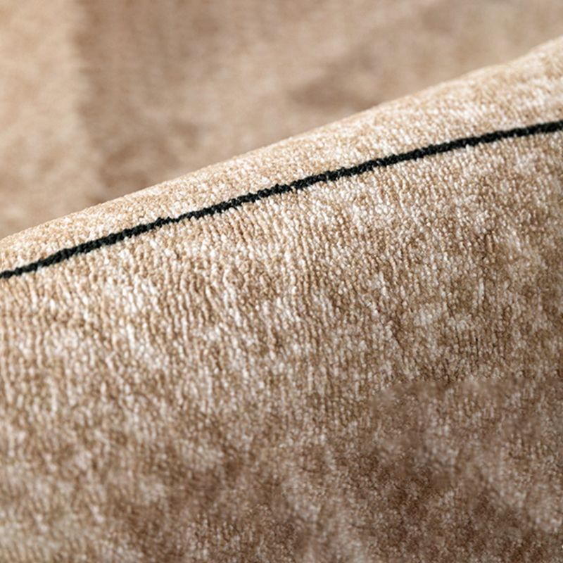 Grey Tone Nordic Area Rug Polyester Blooming Effect Rug Non-Slip Backing Indoor Rug for Living Room