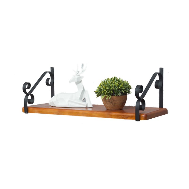 Closed Back Bookshelf Glam Style Wall Mounted Bookcase for Office Home Study Room