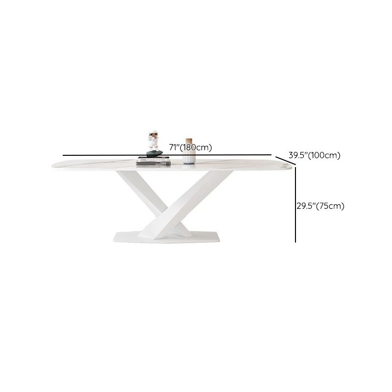 Modern 1/2/3/5 Pieces Dining Set Rectangle Stone Dining Table for Dining Room