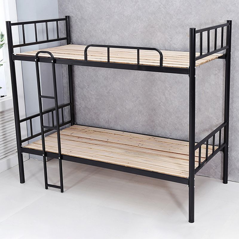 Contemporary Metal with Headboard Rectangular Slat with Metal Legs Slat Bed