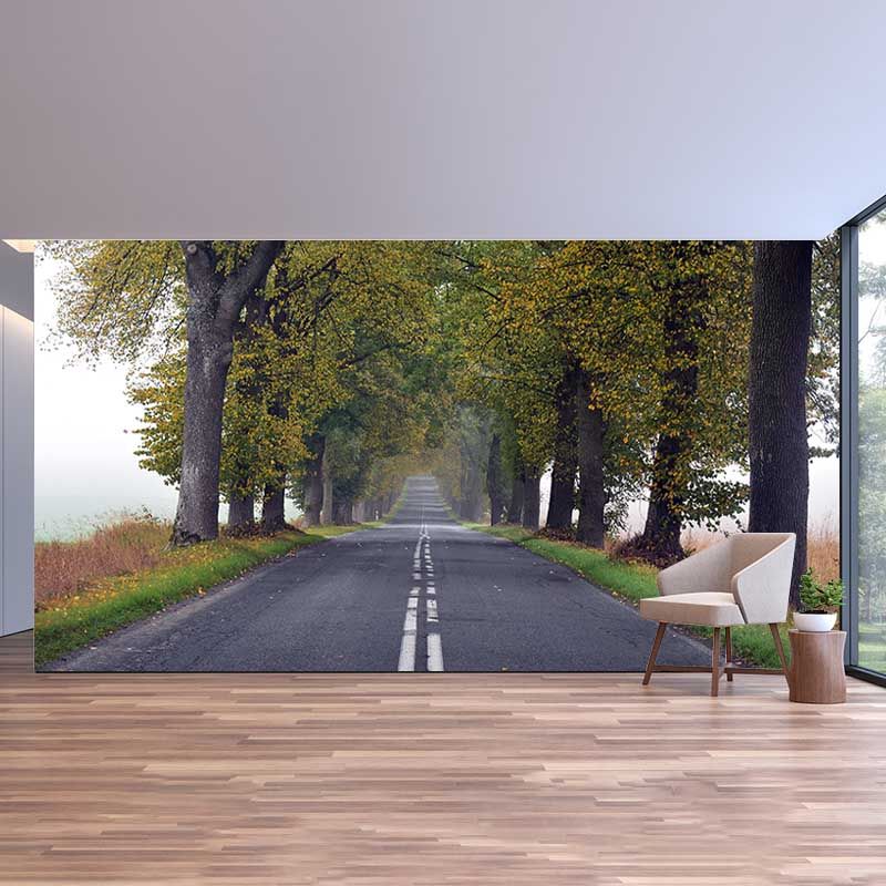 Forest Tree Wall Mural Wallpaper for Reading Room Bedroom, Made to Measure