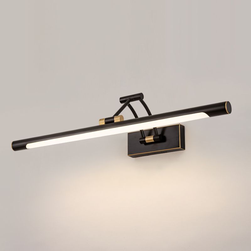 Moderne eenvoud LED Wandlamp Koper Lineaire wandlamp met acrylschaduw