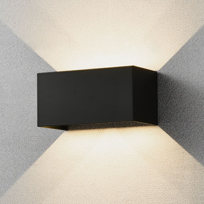 Lampe murale géométrique de style moderne métal métal 2 lumières éclairage mural