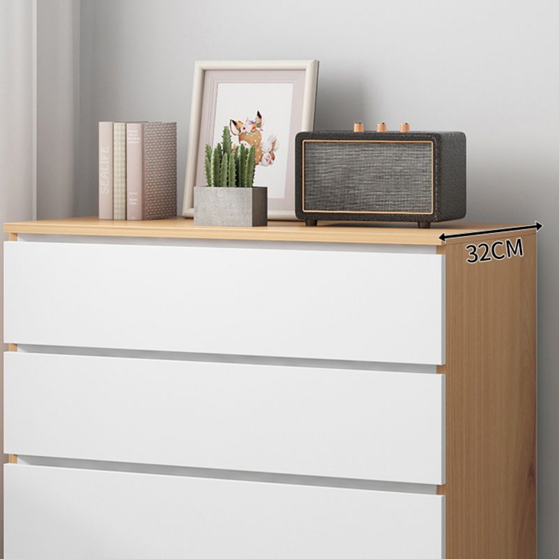 Contemporary Matte Finish Dresser Bedroom Wood Storage Chest