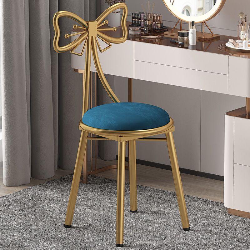 Silla de comedor tapizada de estilo escandinavo, silla con respaldo abierto, silla individual