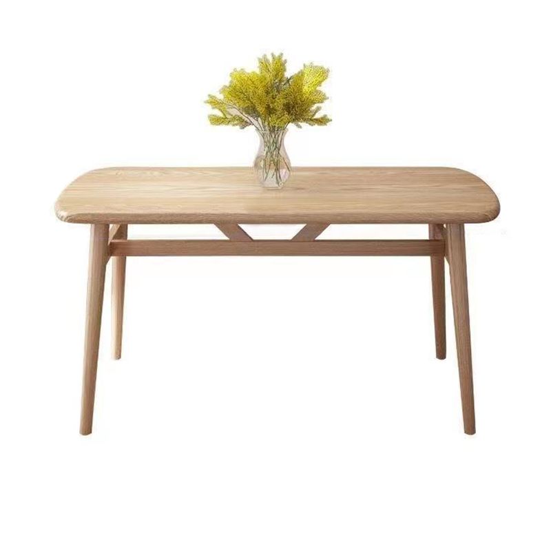Dining Room Dinner Kitchen Table Oval Wooden 4 Legs Dining Table