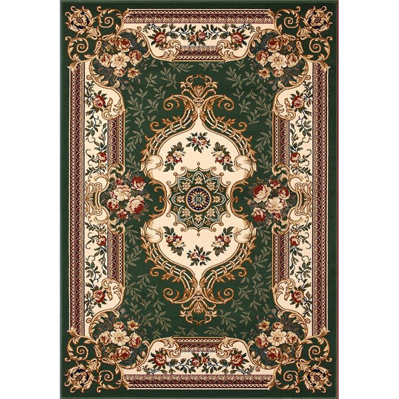 Vintage bloem bedrukt tapijten Polyester Area Tapijt niet-slip achterste binnen tapijt voor volwassenen slaapkamer