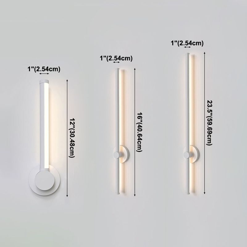 Modern Wall Lights Linear Sconce Light Fixtures Metal 1 Light Wall Sconces