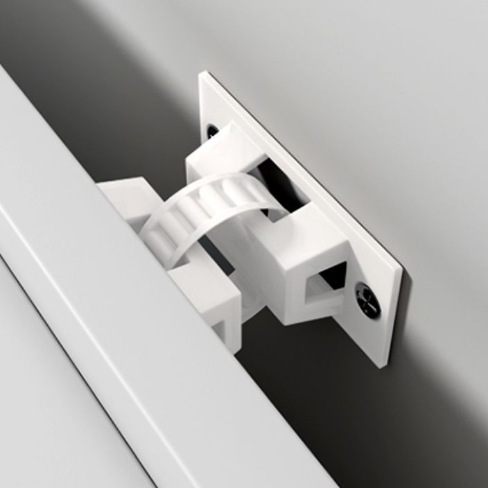 Glam Engineered Wood Bookcase Standard Closed Back Bookshelf with Cabinets