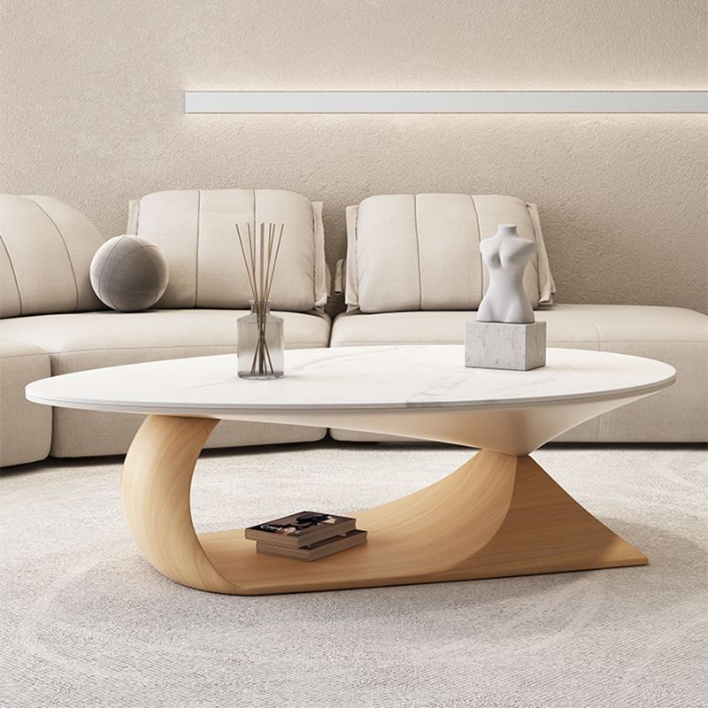 Slate Top Coffee Cocktail Table Abstract Coffee or End Table