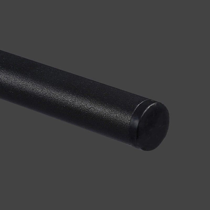 Faux Leather Dining Stools Industrial Bar Stools with Black Metal Base