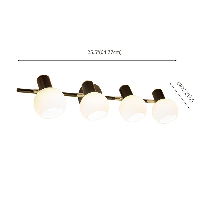 Sfere per il bagno di lampada con applique da bagno in stile minimalista illuminazione da parete