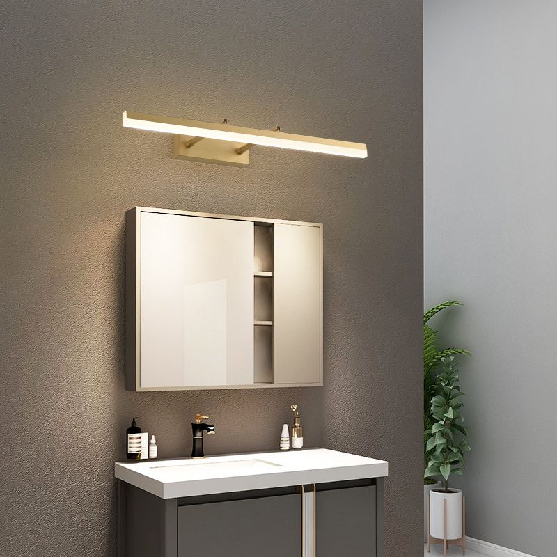 Nuevo diseño de luces de tocador montada en la pared LED con armazón de baño ajustable