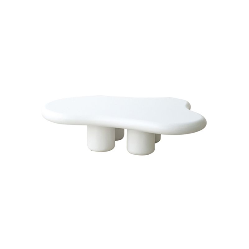 Solid Wood 4 Legs Coffee Table Modern Minimalist Coffee Table
