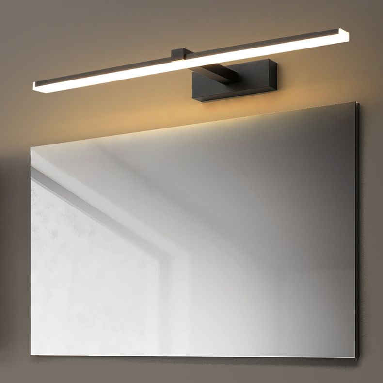 Luci da parete di vanità lineari Vintage Modern Simplicity Simplicity Plastica Prontone per bagno