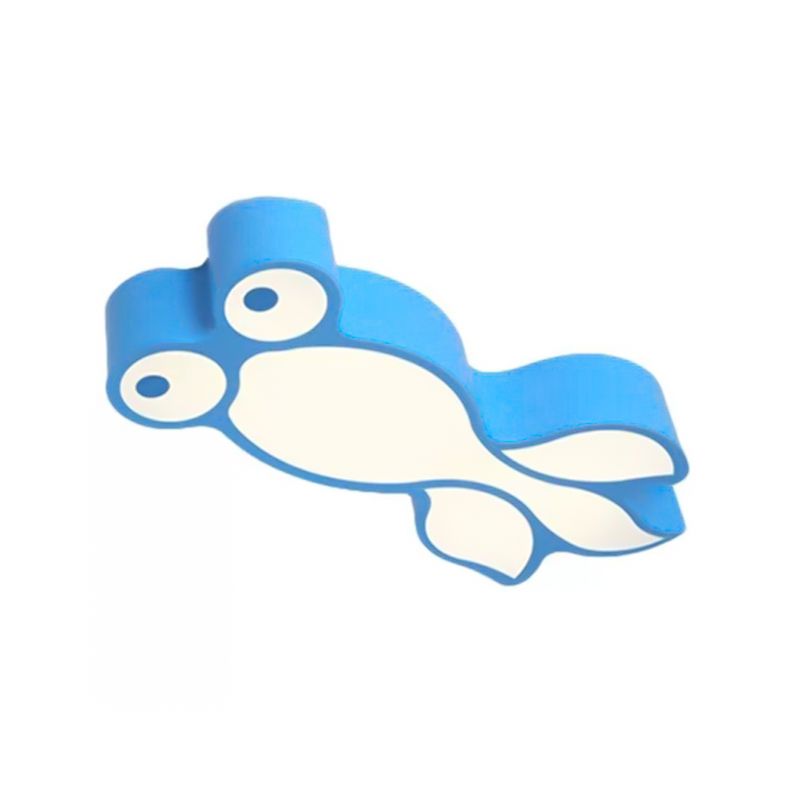 Lámpara de techo Little Goldfish, preciosa lámpara LED de acrílico empotrada para dormitorio de niños y niñas
