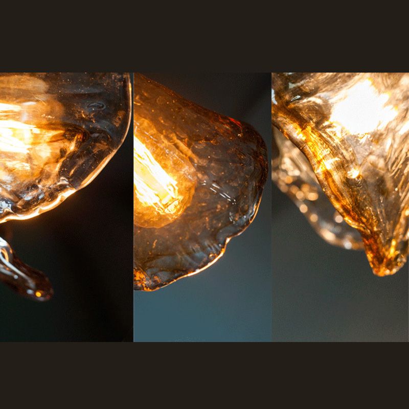 Brass Glass Impiccing a sospensione Light Industrial Single a Cioncant Lights per ristorante