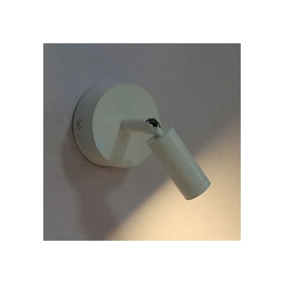 Weiße Rohrwandlicht mit/ohne Schalter moderner LED -Metall Wandleuchte in warmem/weißem Licht