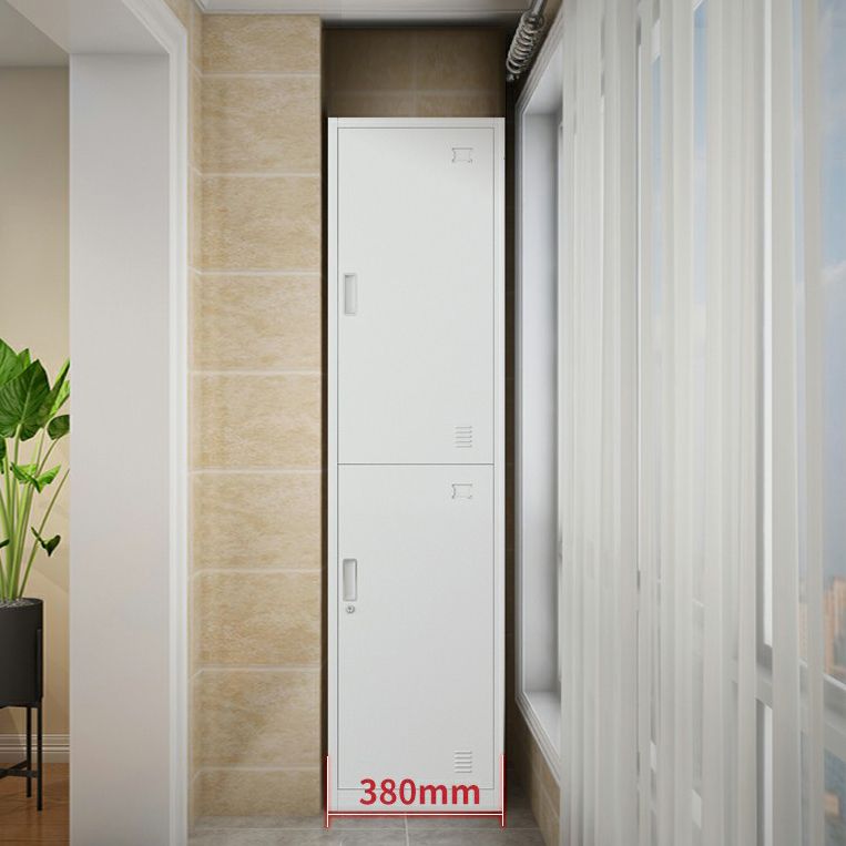 Industrial Steel Wardrobe Closet Hinged Storage Cabinet with Lock