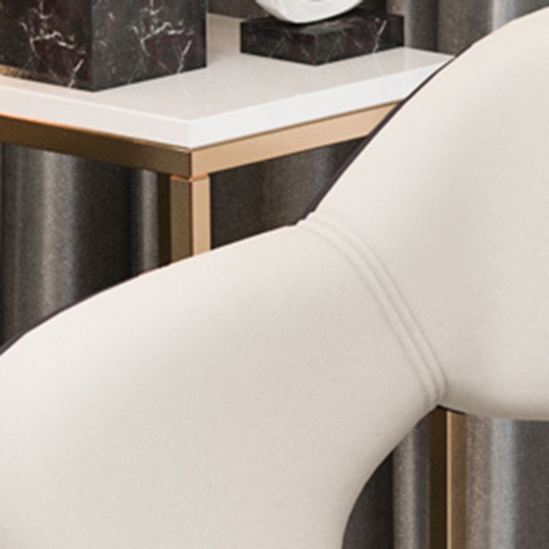 Industrial Style Dining Chair Armless Dining Chair with Metal Legs for Kitchen