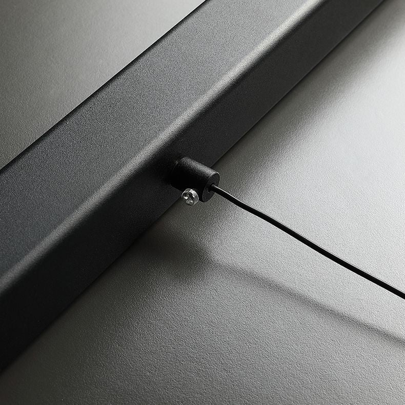 Modern Minimalism Linear Island Hangluchting LED LED Metal Island Plafond Light voor eettafel