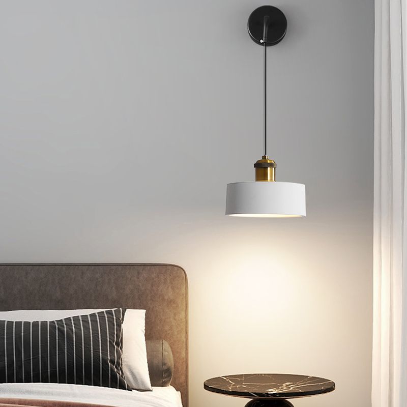Nordic Style Colorful Wall Light Geometry Shape Adjustable Wall Lamp for Bedroom