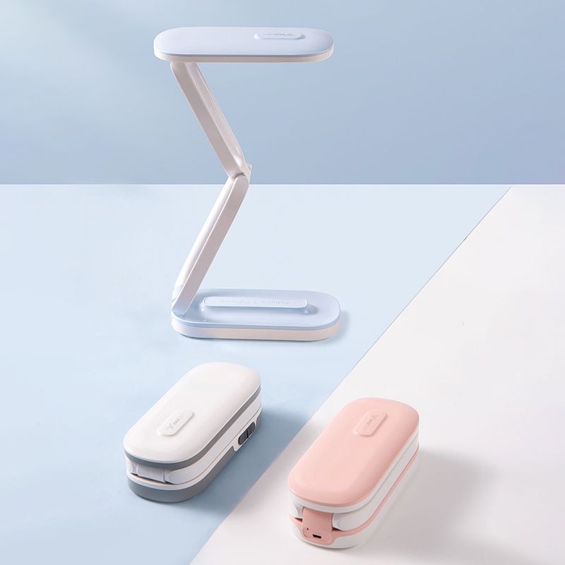 Nordic Macaroon Style LED Table Lamp Foldable Design Practical USB Charging Reading Light for Bedroom