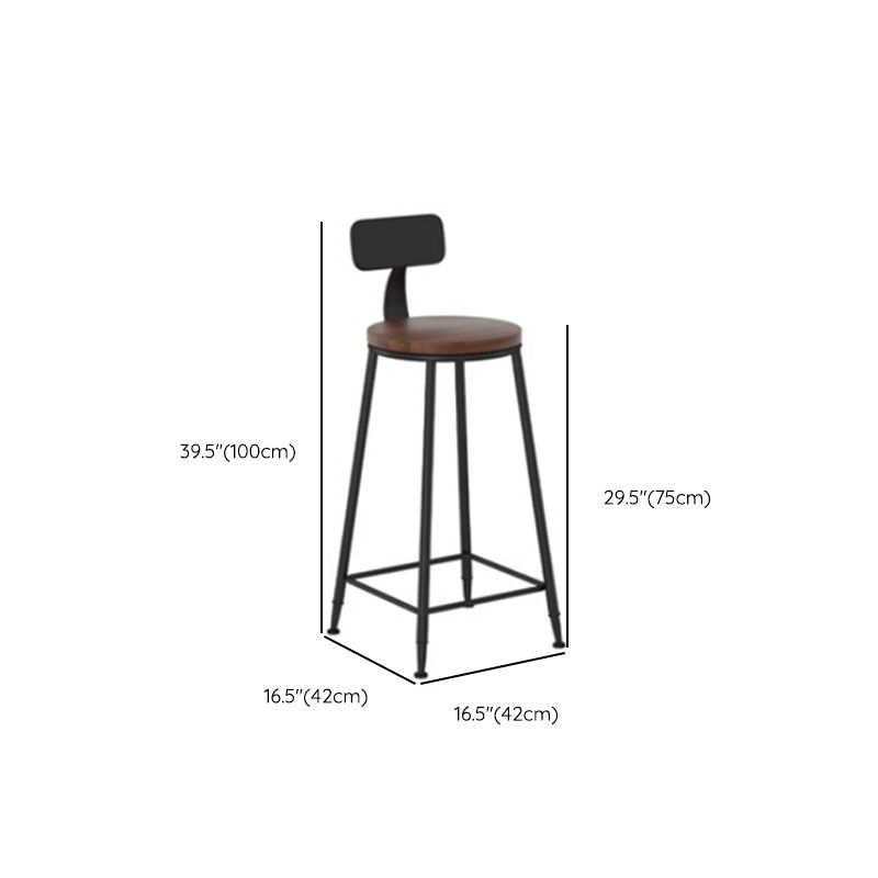 1/4 Pieces Industrial Rectangle Solid Wood Pub Table with High Stools