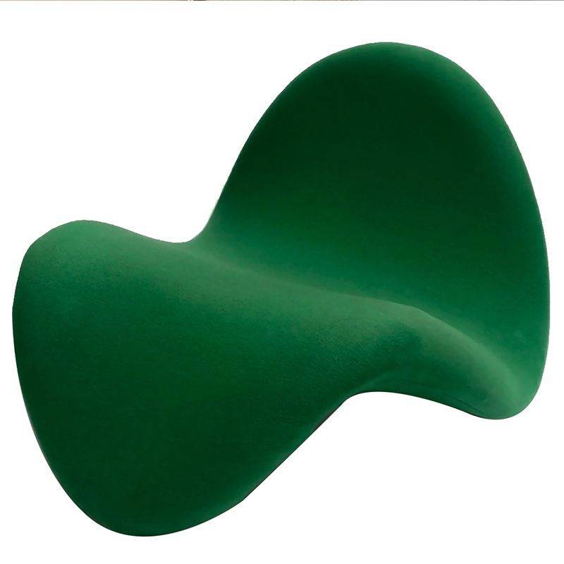 37.4" Wide Scandinavian Style Single Sofa Chair Fixed Backed Armless Chair