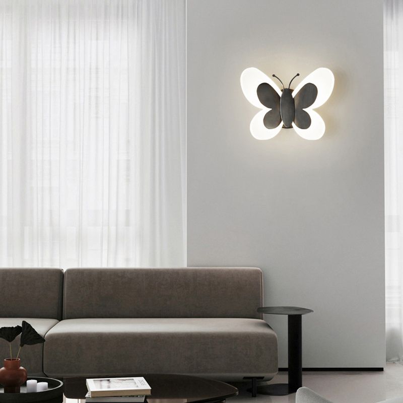1-Light Geometric Wall Sconce Light Modern Metal Wall Sconce Lighting
