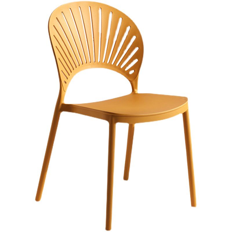 Chaise latérale arrière en plastique moderne Windsor 33" H dinant la chaise pour le restaurant