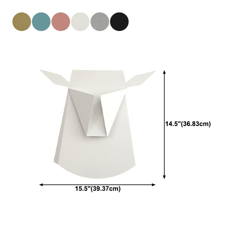1-Light Geometric Wall Lighting Ideas Modern Style Metal Wall Mounted Light