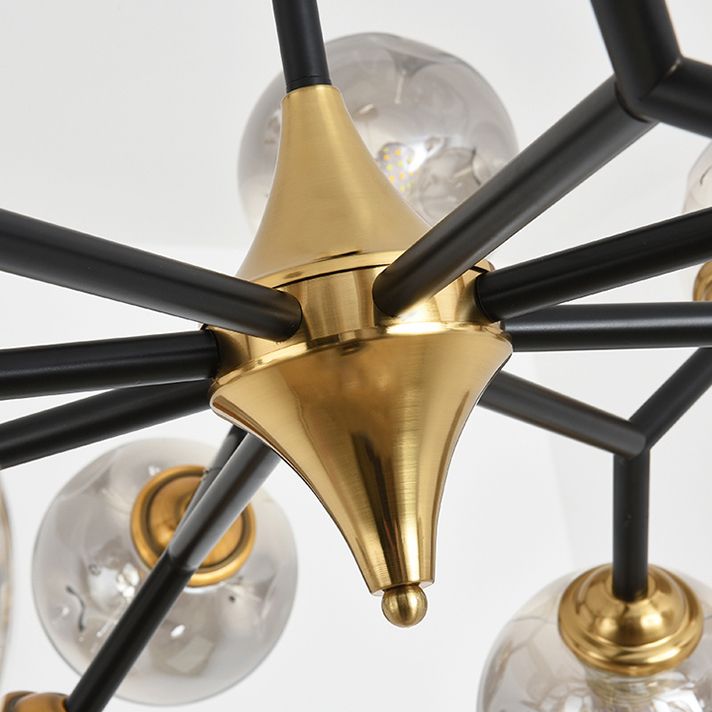 Modern Metal Chandelier Light Fixtures Multi-Head Suspension Pendant Lights for Restaurant